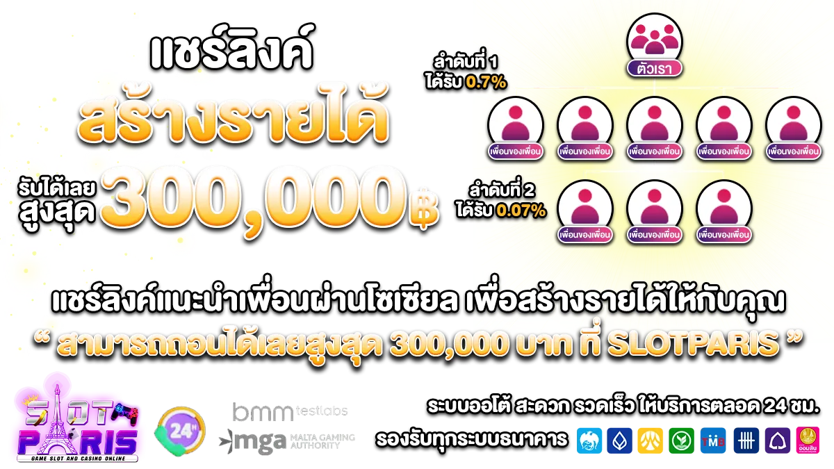 slotparis ชวนเพื่อน